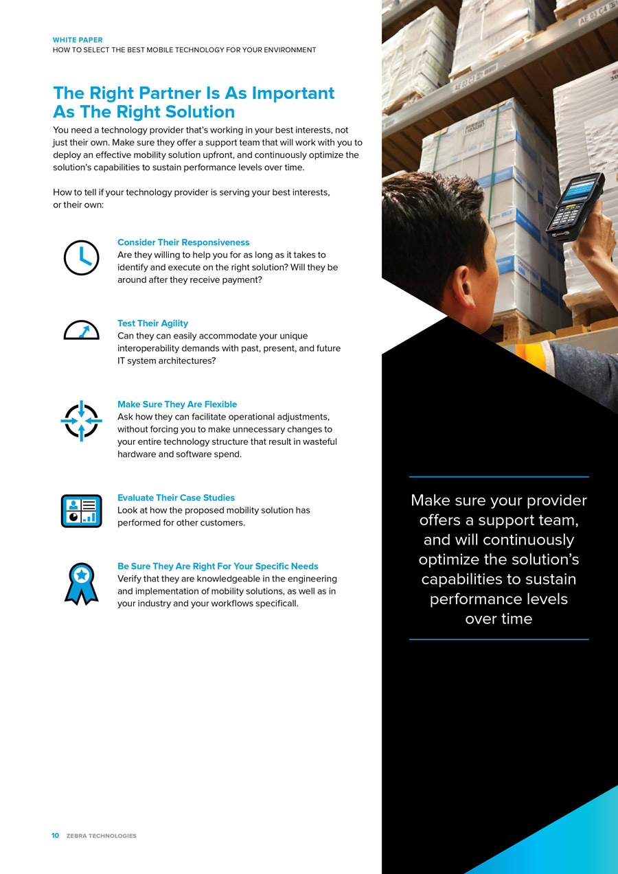 Selecting Mobile Technology For Your Environment by Zebra