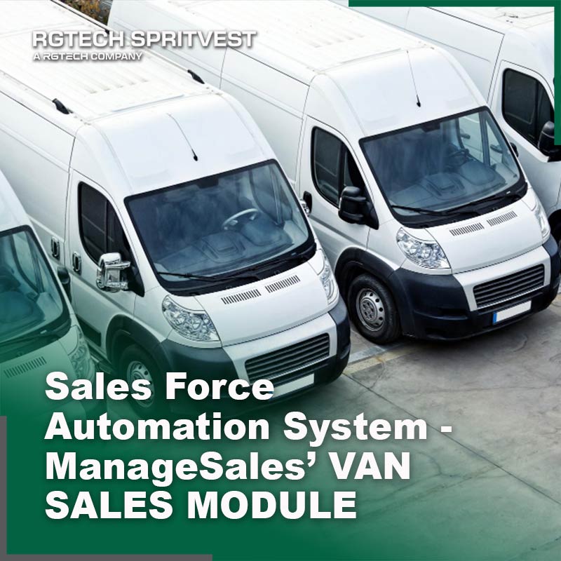 Sales force automation software for van sales