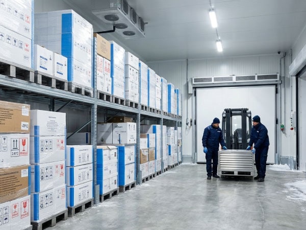 Cold chain warehouse environment