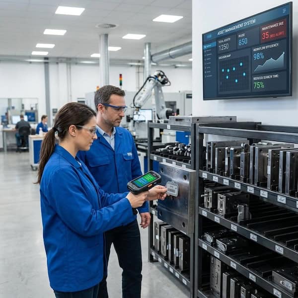 Tracking of high-value tools and raw materials in a manufacturing plant